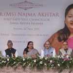 Felicitation of Dr Najma Akhtar as first lady VC of JMI