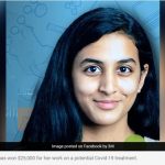 School girl Anika wins American Prize for Covid treatment